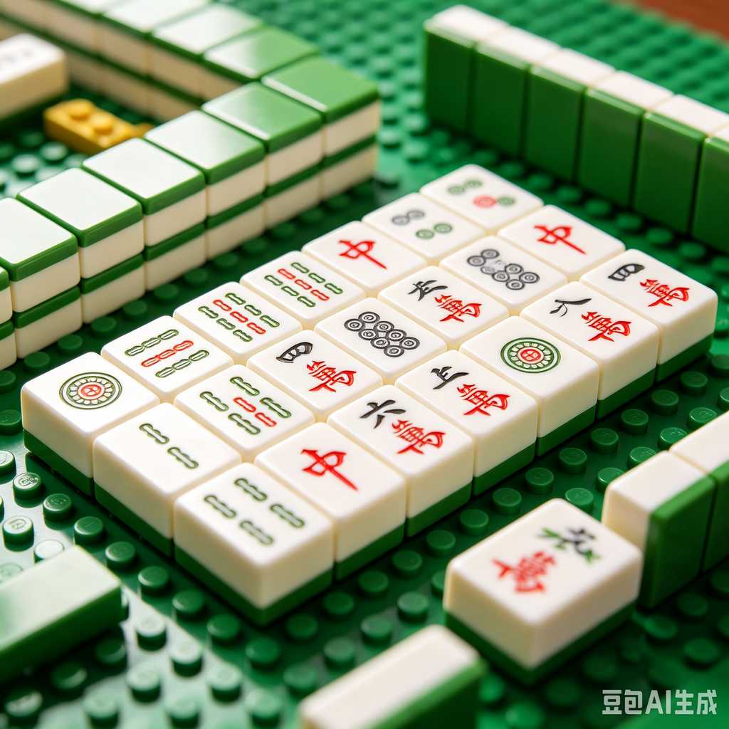 glossy mahjong tiles