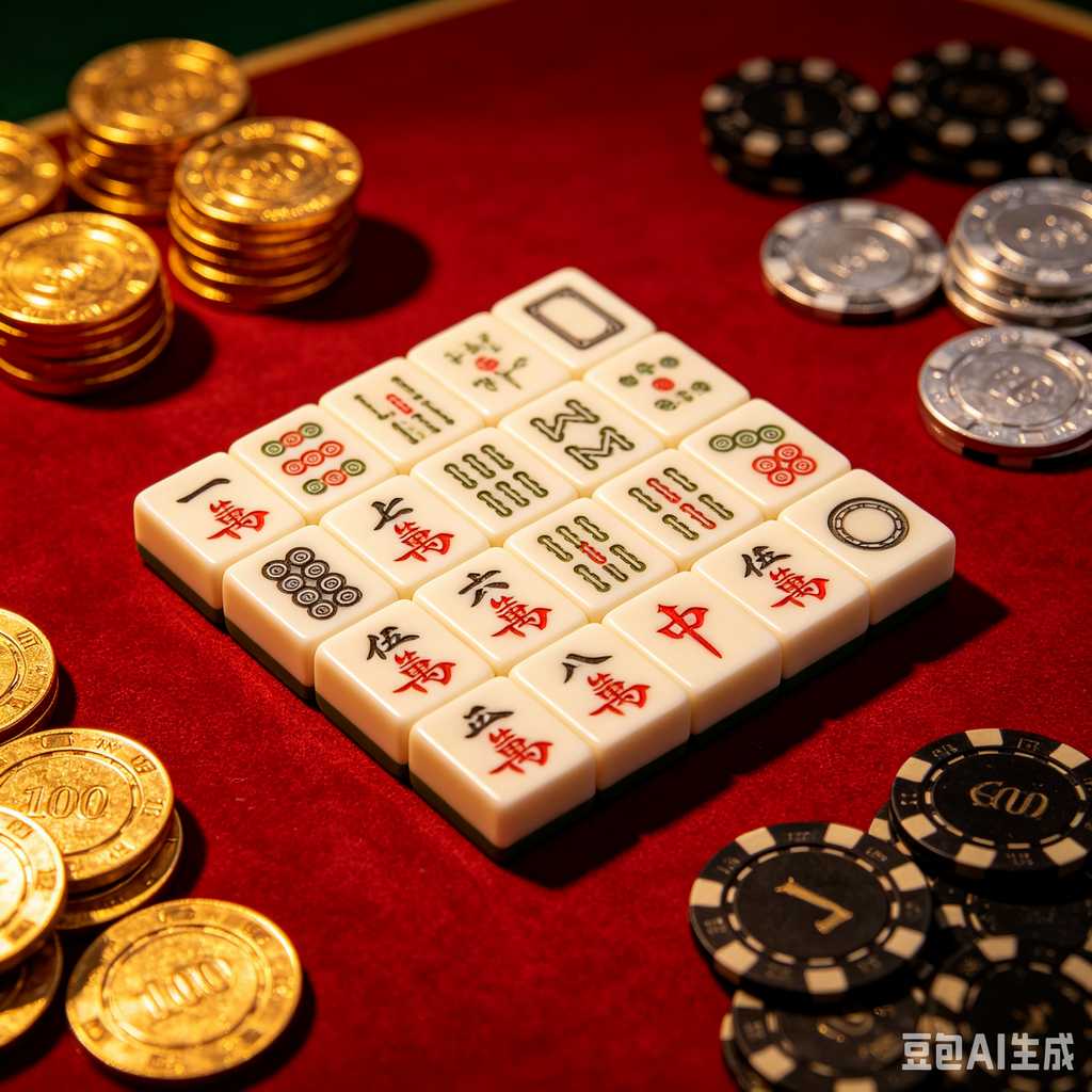 large print mahjong set